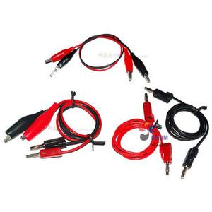 양쪽 악어클립 바나나플러그 코드  악어클립집게 Icore코드  길이별 모음