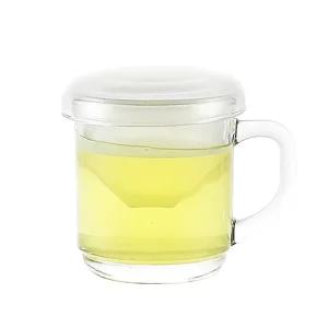 럭키글라스 필터 뚜껑 머그컵 300ml 유리 머그잔