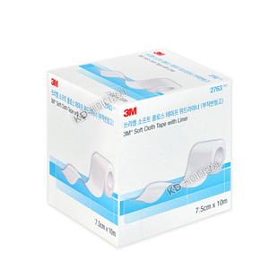 3M 부드러운 천 반창고 7.5cmX10m 픽싱롤 2763 픽스롤