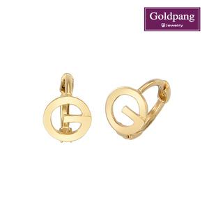 [골드팡]14k 심플G 귀찌