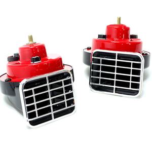 DC12V 2발 쌍 크락션/에어혼/경적/빵빵이/나팔/크락숀/전자혼/크롬/12V