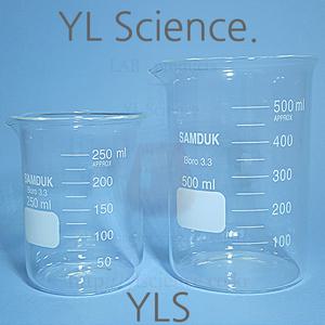 (YLS) 강화유리비이커 (특급유리) 50ml ~ 1L 유리비커