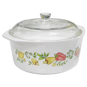 일본NEG 베스트웨어 세라믹 팔각 내열직화 유리냄비-1개/26양수/4.2L/피망야채 (SN-63)