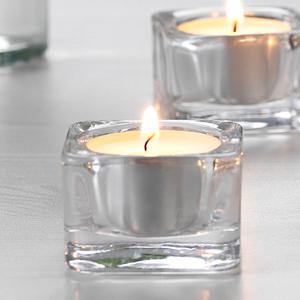스푼맘 사각 유리 양초홀더 1p/티라이트/캔들/받침