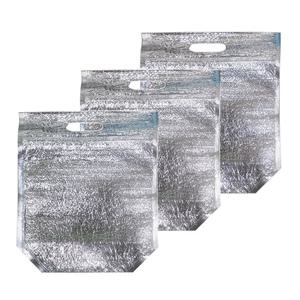 아이스원 가방 소 100장 손잡이 지퍼 보온봉투 보냉 팩 백 보냉백 도시락 배달 이유식 케이크