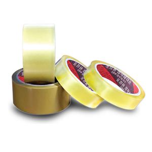 국산OPP 박스테이프 포장용 절단 테이프 미색 투명