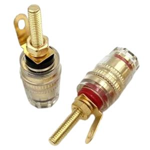 방수 바나나소켓 커넥터 스피커 터미널 블랙 or 레드 1P