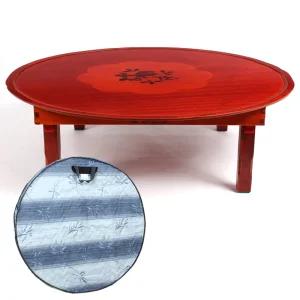 SN 상감 원형상 90 (상커버포함) (5~6인용) _접이식 밥상 교자상