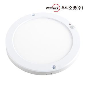 장수램프 엣지 원형 센서/직부등 10인치 20W