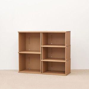 종이 책장      2단+낮은3단 세트 가로44