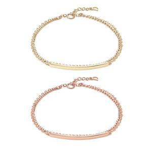 [도로시] 14k 커브스틱 컷팅볼 팔찌