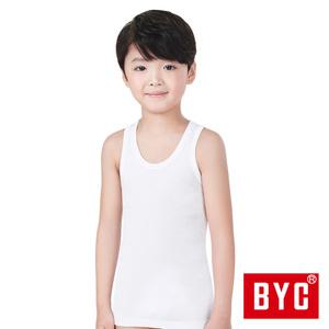 BYE3400 BYC 후라이스 순면 골지 민소매 아동 런닝 주니어 속옷