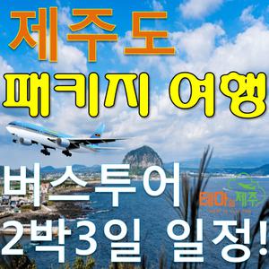 제주도버스투어 2박3일패키지/항공+숙소+패키지여행포함+식사제공