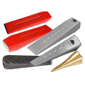 바이슨 벌목/장작쪼개기용 쐐기 모음(금속/알미늄/나무/플라스틱 소재)