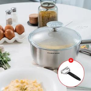 [롯데 단독 사은품 증정]  316STS 통5중 올인원냄비(유리뚜껑)
