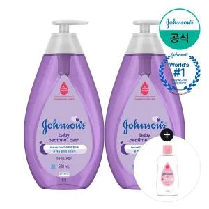 [존슨앤존슨][레귤러오일125ml증정][존슨즈베이비] 베드타임 베이비 바스 500mlx2