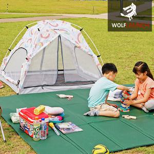 [KC인증] 울프라운치 4in1 플레이 하우스 키즈/어린이 텐트 야외용/실내용 모기장/난방용/그늘막