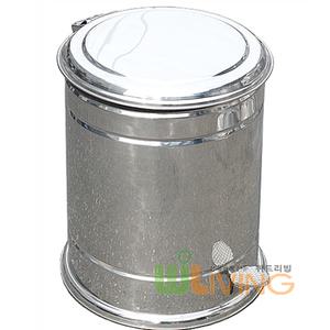 페달형스텐휴지통7L~50L/페달휴지통/소형수거함/원형휴지통/스텐쓰레기통/페달쓰레기통