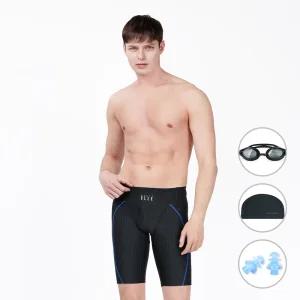 [4종세트] 베이직엘르 남성인 5부 사각 실내수영복 BEZ-T404K