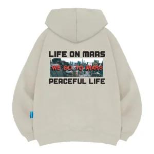 엘라모 기모H 마스 후드티 남녀공용 빅사이즈 M~4XL