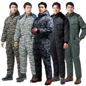 밀리터리스즈끼 상하일체형 솜패딩