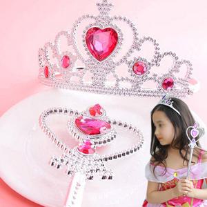 [윈터왕국] 공주님 요술봉+귀걸이+왕관+목걸이 4종 세트