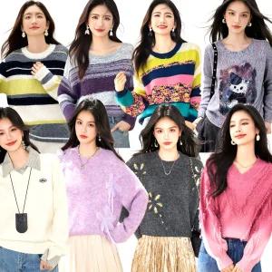 [투피앤] 여성 신상 니트/스웨터/가디건/롱 겨울 목티 폴라티 빅사이즈 여성의류 후리스 뽀글이