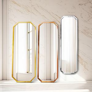 텐 팔각 벽걸이 전신거울 골드 현관 미용실 거울