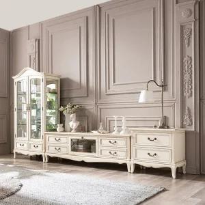 [무료배송] 클래식 엔틱가구 수입빈티지엔틱 벨루카 컬러 양문장식장거실