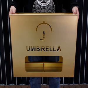 인테리어 모던 대용량 우산꽂이 22구 철제 업소용 우산꽃이