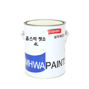삼화페인트 다용도 수성프라이머 홈스타 젯소 4L 백색 무광