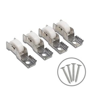 PVC 하이샷시 방충망 바퀴 롤러 4개입 피스포함 망바퀴 셀프 교체 부자재