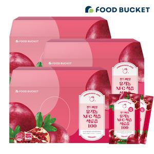 푸드버킷 유기농 NFC 착즙 석류즙100 70ml 90팩
