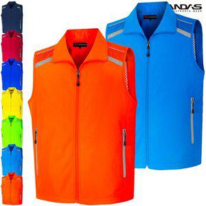 [기타][랜더스]반사배색 등산/레저 망사 매치 조끼 LD363/등산 스포츠 단체복 아웃도어 야광 조끼