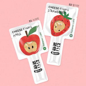 네츄럴코어 강아지&고양이 캔디 치즈춥스10P(사과/딸기)
