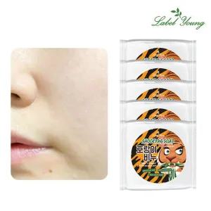 피부결점/문제성피부케어/클렌징폼 수제비누 호랑이비누 5개