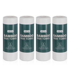 [샐마] 꼼디맘 100%대나무 빨아쓰는 행주 4롤(총200매)