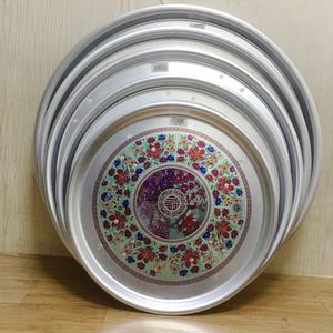 레트로 추억의 접이식 양은밥상 양은상 왕대2호 51cm