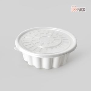 탕용기 K 195파이 소 150개 BOX 백색 물회 용기