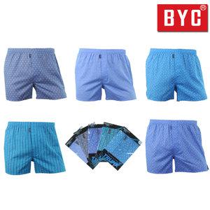 BYC 남성 남자 순면 빅사이즈 사각 트렁크 팬티 5매입 세트 95-110