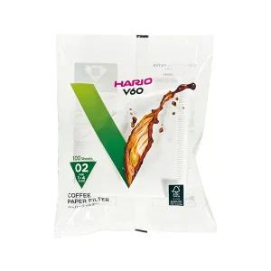 메가커피 하리오 02 화이트 여과지 1 4인용 VCF 02 100W