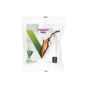 메가커피 하리오 01 화이트 여과지 1 2인용 VCF 01 100W