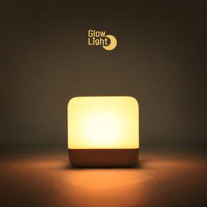 글로우 라이트 타이머 무드등 2종 취침등 수유등 LED미니 충전식