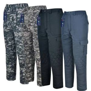 2장세트 제이케이 남성 겨울 두툼한 기모 국방 군대 면 건빵 카고바지 등산바지 작업복