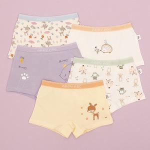주니어 여아 아동 유아 드로즈 팬티 5개 세트 WPS-904
