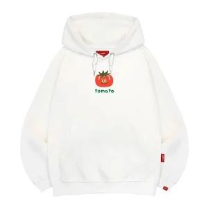 엘라모 3H 토마토 후드티 남녀공용 빅사이즈 M~4XL
