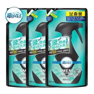페브리즈 포맨 시원한멘솔향 리필 320mlx3개