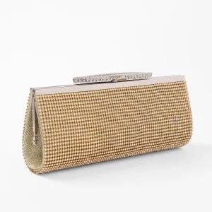 헤이든 럭셔리 클러치백(골드) 파티 체인 숄더백