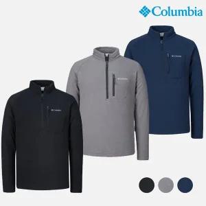 [컬럼비아](천안아산점) 남성 기본 솔리드 하프 집업 플리스 티셔츠 XO6410