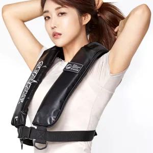 [본사직영] 씨울프 HS-7F06-A 더골드 착용성향상형 자동팽창식 구명조끼